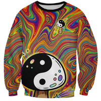 Free Your Mind Peace Love Collective Sweatshirt Psychedelic Hippie Vibes