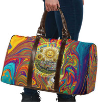 Free Your Mind Peace Love Collective Travel Bag Psychedelic Hippie Vibes