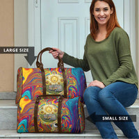 Free Your Mind Peace Love Collective Travel Bag Psychedelic Hippie Vibes