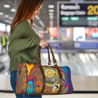 Free Your Mind Peace Love Collective Travel Bag Psychedelic Hippie Vibes