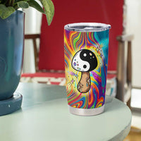 Free Your Mind Peace Love Collective Tumbler Cup Psychedelic Hippie Vibes