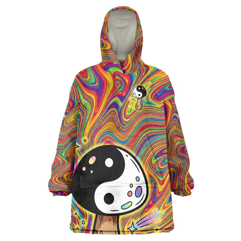 Free Your Mind Peace Love Collective Wearable Blanket Hoodie Psychedelic Hippie Vibes
