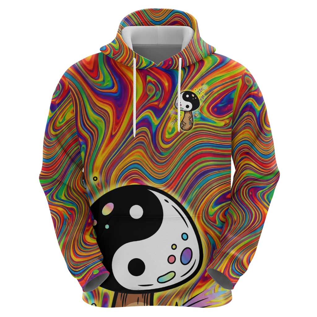 Free Your Mind Peace Love Collective Zip Hoodie Psychedelic Hippie Vibes