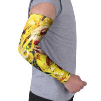 Make Love Not War Arm Sleeves Hippie Flower Power Revolution