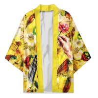 Make Love Not War Kimono Hippie Flower Power Revolution