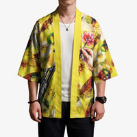 Make Love Not War Kimono Hippie Flower Power Revolution