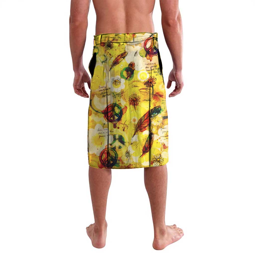 Make Love Not War Lavalava Hippie Flower Power Revolution