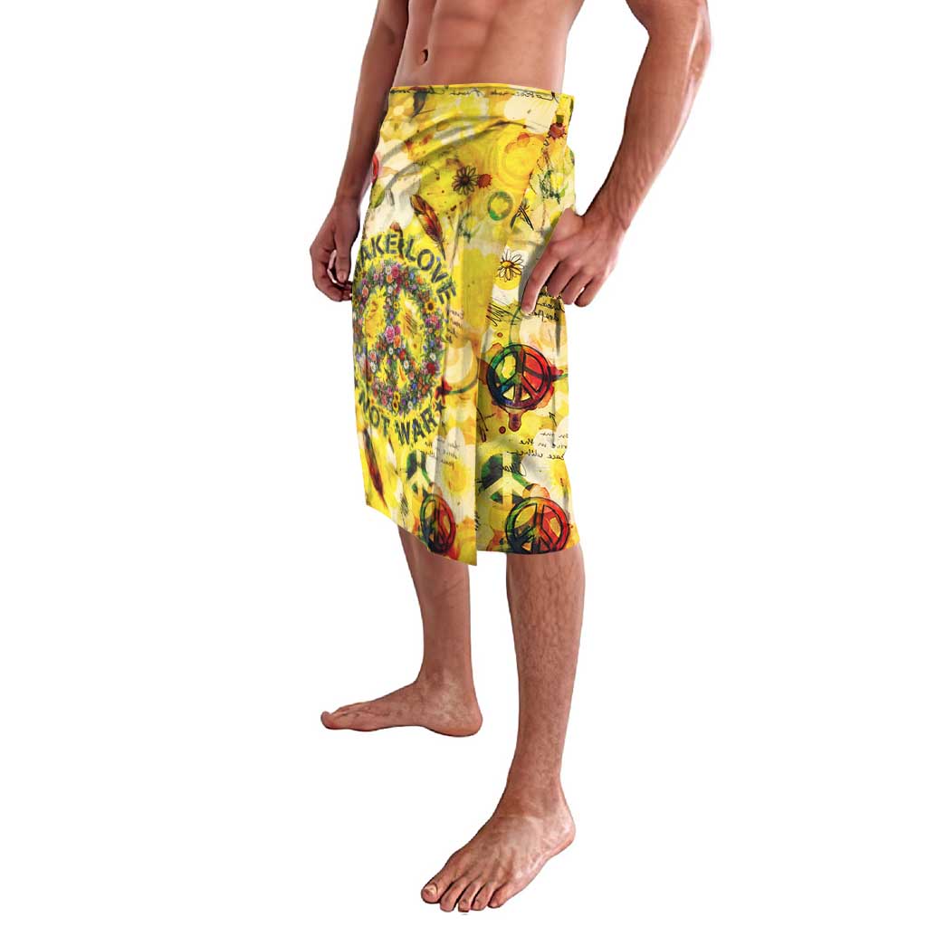 Make Love Not War Lavalava Hippie Flower Power Revolution