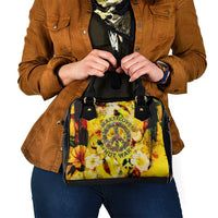 Make Love Not War Shoulder Handbag Hippie Flower Power Revolution