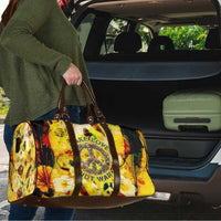 Make Love Not War Travel Bag Hippie Flower Power Revolution