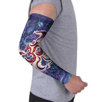 Universal Connection Zodiac Arm Sleeves Cosmic Eye and Sacred Om Vibration