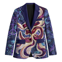 Universal Connection Zodiac Blazer Cosmic Eye and Sacred Om Vibration