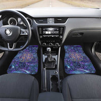Universal Connection Zodiac Car Mats Cosmic Eye and Sacred Om Vibration