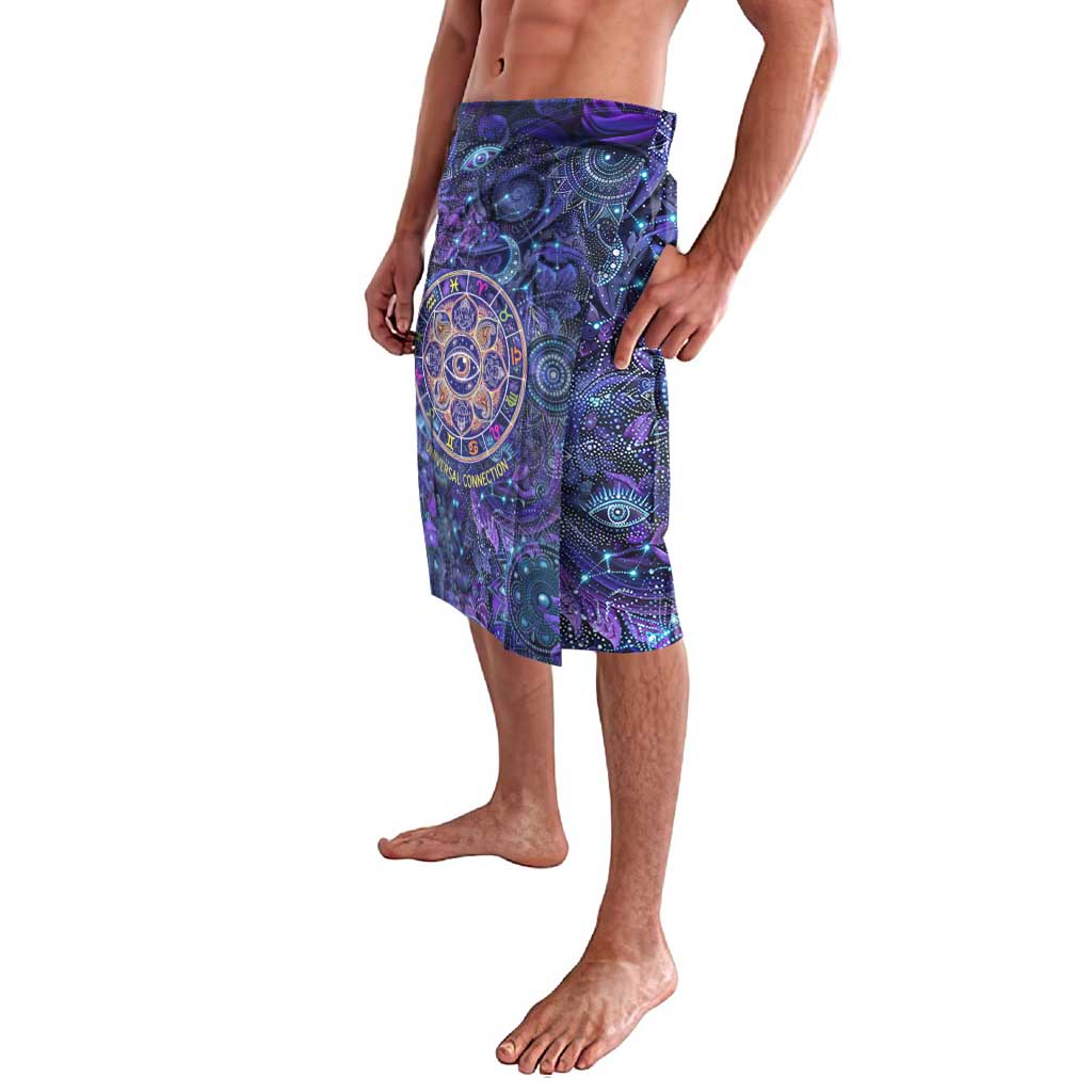 Universal Connection Zodiac Lavalava Cosmic Eye and Sacred Om Vibration