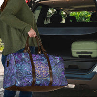 Universal Connection Zodiac Travel Bag Cosmic Eye and Sacred Om Vibration