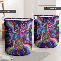 Trippy Guitar Laundry Basket Festival Soul Psychedelic Music Vibes Since 1969