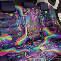 Trippy Guitar Back Car Seat Cover Festival Soul Psychedelic Music Vibes Since 1969