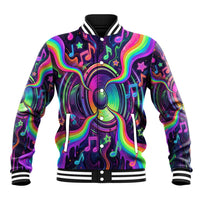 Trippy Guitar Baseball Jacket Festival Soul Psychedelic Music Vibes Since 1969