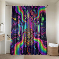 Trippy Guitar Bathroom Set Festival Soul Psychedelic Music Vibes Since 1969