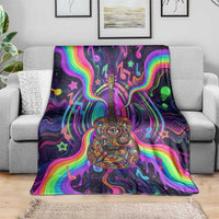 Trippy Guitar Blanket Festival Soul Psychedelic Music Vibes Since 1969