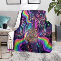 Trippy Guitar Blanket Festival Soul Psychedelic Music Vibes Since 1969