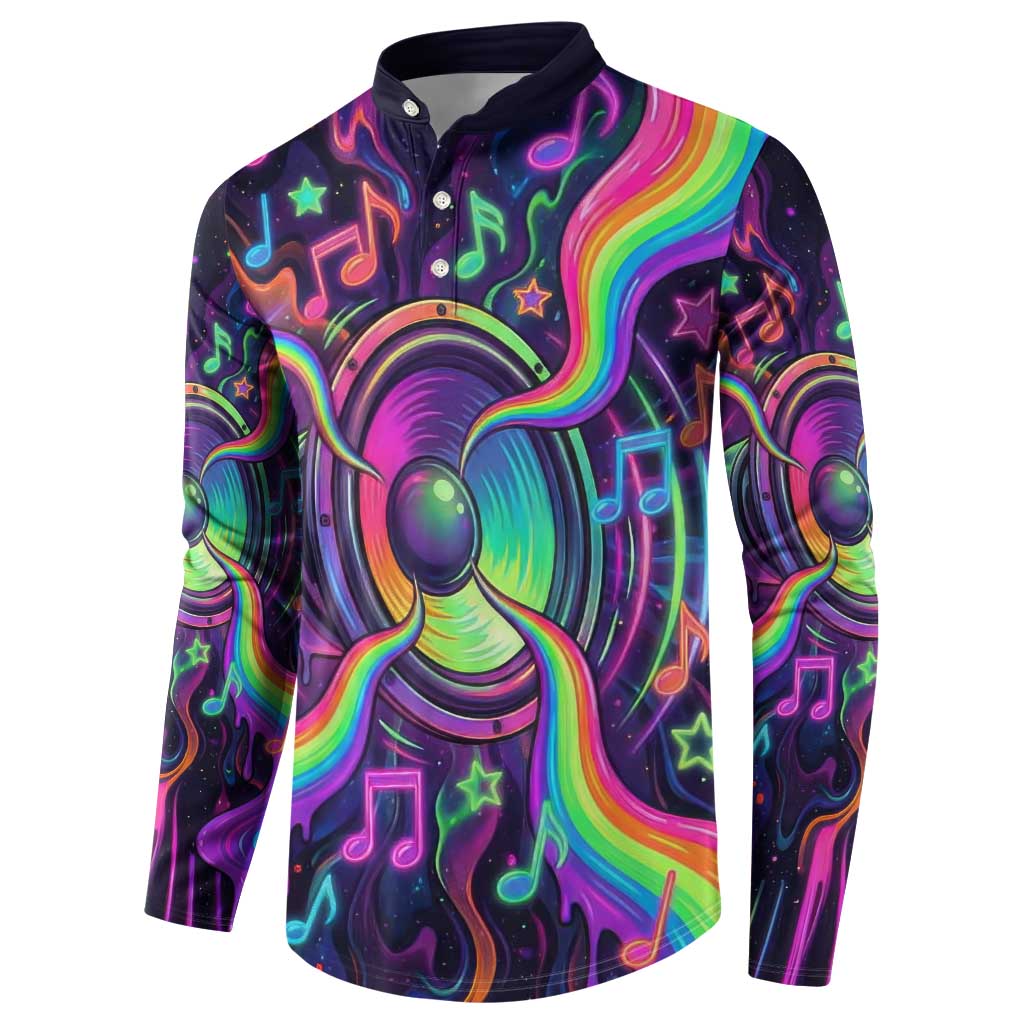 Trippy Guitar Button Sweatshirt Festival Soul Psychedelic Music Vibes Since 1969