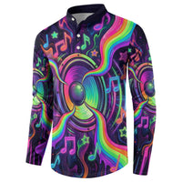Trippy Guitar Button Sweatshirt Festival Soul Psychedelic Music Vibes Since 1969