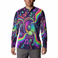 Trippy Guitar Button Sweatshirt Festival Soul Psychedelic Music Vibes Since 1969