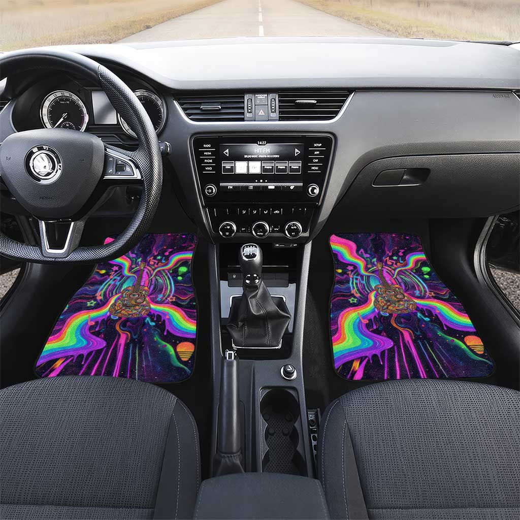 Trippy Guitar Car Mats Festival Soul Psychedelic Music Vibes Since 1969