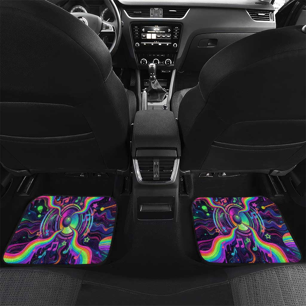 Trippy Guitar Car Mats Festival Soul Psychedelic Music Vibes Since 1969