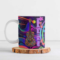 Trippy Guitar Ceramic Mug Festival Soul Psychedelic Music Vibes Since 1969