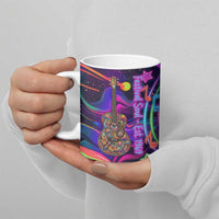 Trippy Guitar Ceramic Mug Festival Soul Psychedelic Music Vibes Since 1969
