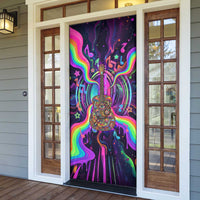 Trippy Guitar Door Cover Festival Soul Psychedelic Music Vibes Since 1969