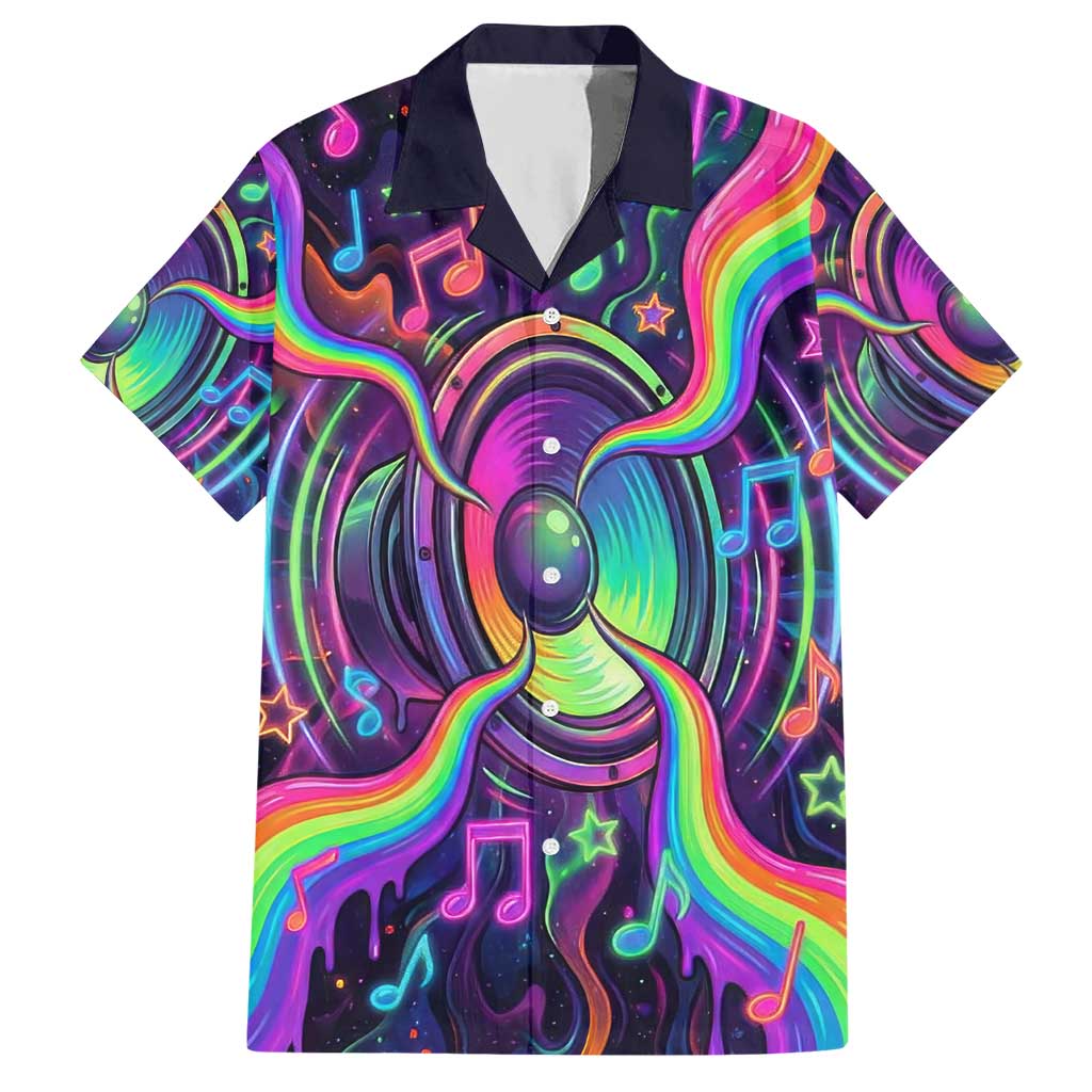 Trippy Guitar Hawaiian Shirt Festival Soul Psychedelic Music Vibes Since 1969