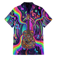 Trippy Guitar Hawaiian Shirt Festival Soul Psychedelic Music Vibes Since 1969
