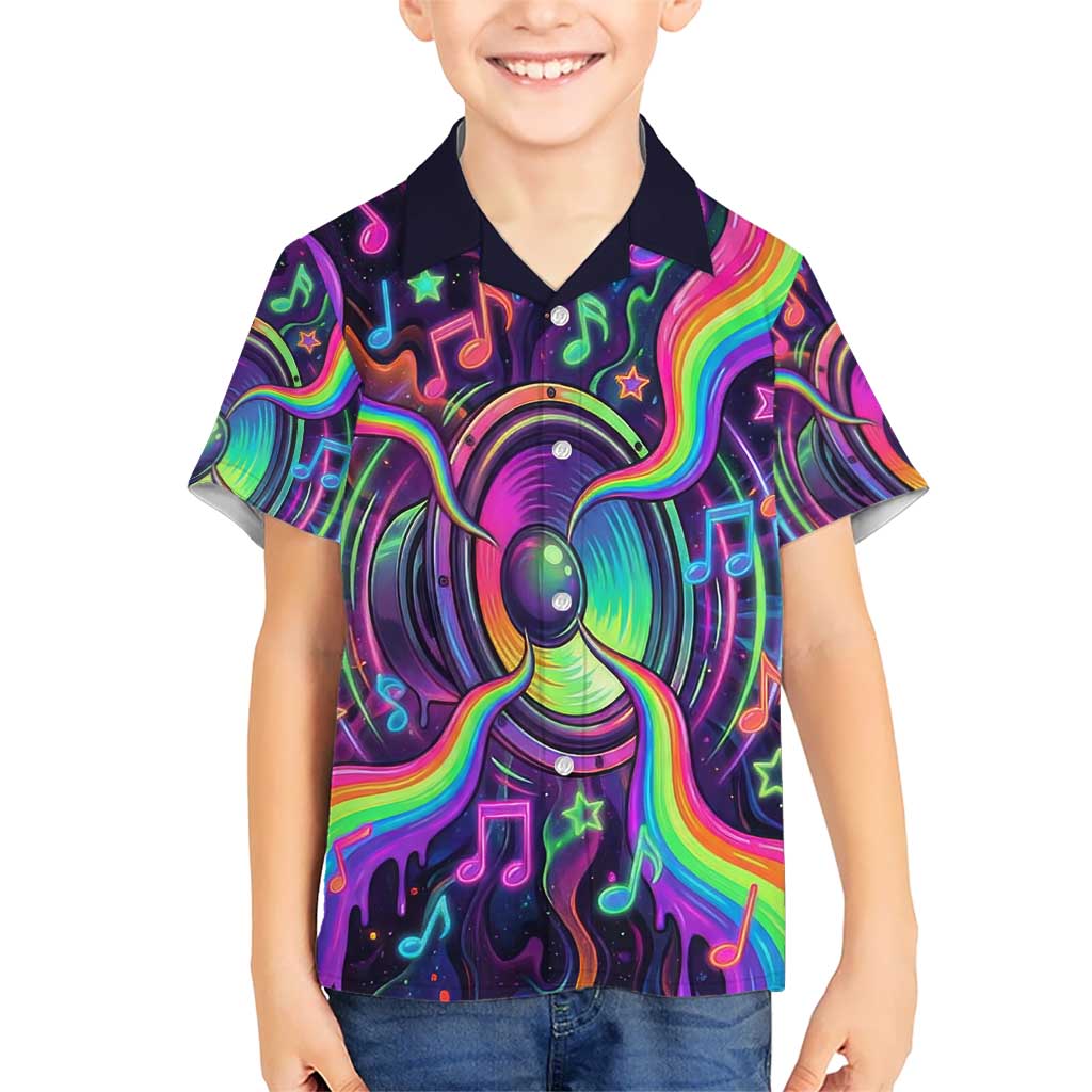 Trippy Guitar Hawaiian Shirt Festival Soul Psychedelic Music Vibes Since 1969