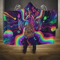 Trippy Guitar Hooded Blanket Festival Soul Psychedelic Music Vibes Since 1969