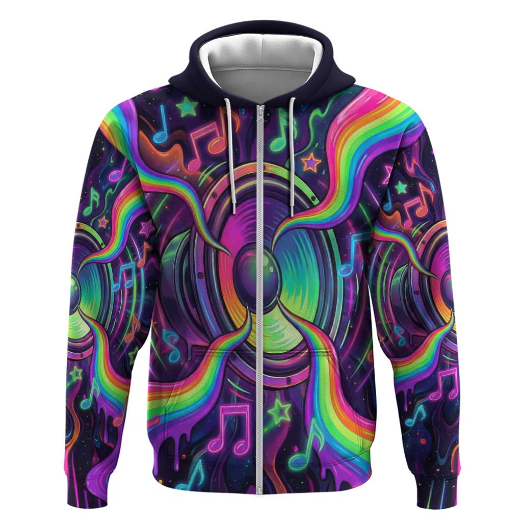 Trippy Guitar Hoodie Festival Soul Psychedelic Music Vibes Since 1969