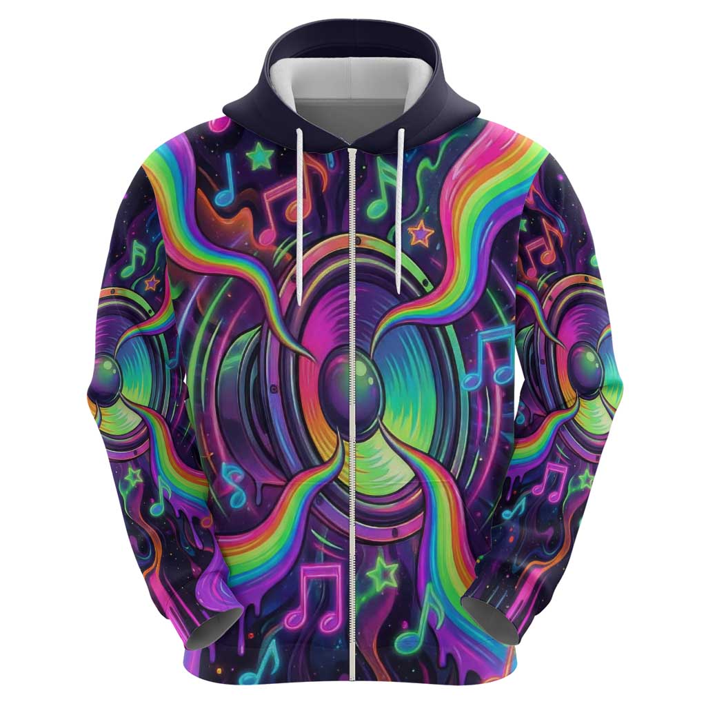 Trippy Guitar Hoodie Festival Soul Psychedelic Music Vibes Since 1969