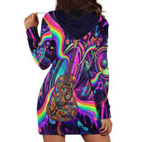 Trippy Guitar Hoodie Dress Festival Soul Psychedelic Music Vibes Since 1969