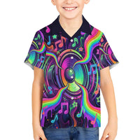 Trippy Guitar Kid Hawaiian Shirt Festival Soul Psychedelic Music Vibes Since 1969