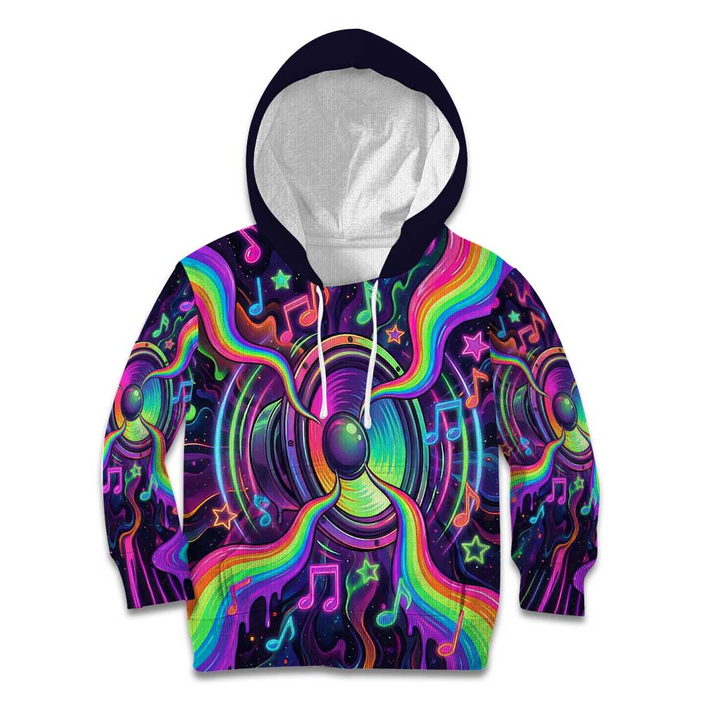 Trippy Guitar Kid Hoodie Festival Soul Psychedelic Music Vibes Since 1969