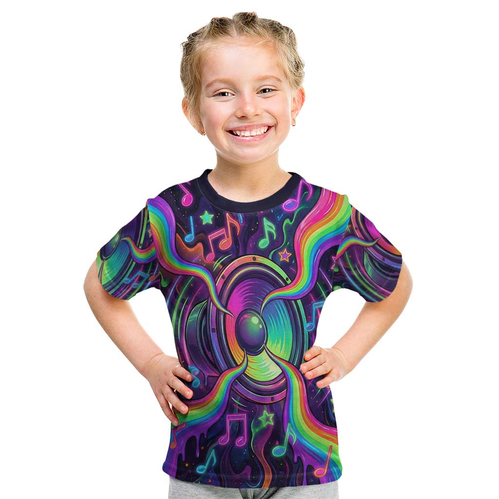 Trippy Guitar Kid T Shirt Festival Soul Psychedelic Music Vibes Since 1969