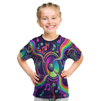 Trippy Guitar Kid T Shirt Festival Soul Psychedelic Music Vibes Since 1969