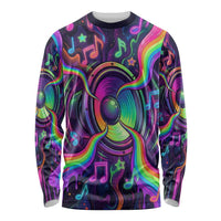 Trippy Guitar Long Sleeve Shirt Festival Soul Psychedelic Music Vibes Since 1969
