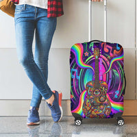 Trippy Guitar Luggage Cover Festival Soul Psychedelic Music Vibes Since 1969