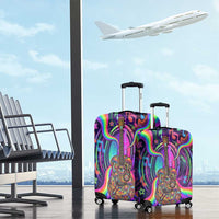 Trippy Guitar Luggage Cover Festival Soul Psychedelic Music Vibes Since 1969