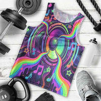 Trippy Guitar Men Tank Top Festival Soul Psychedelic Music Vibes Since 1969