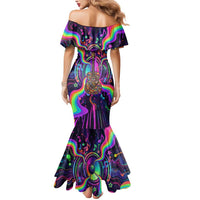 Trippy Guitar Mermaid Dress Festival Soul Psychedelic Music Vibes Since 1969