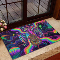 Trippy Guitar Rubber Doormat Festival Soul Psychedelic Music Vibes Since 1969